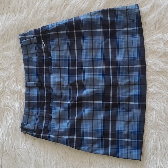 Nike Blue Plaid Skort - Picture 2 of 6